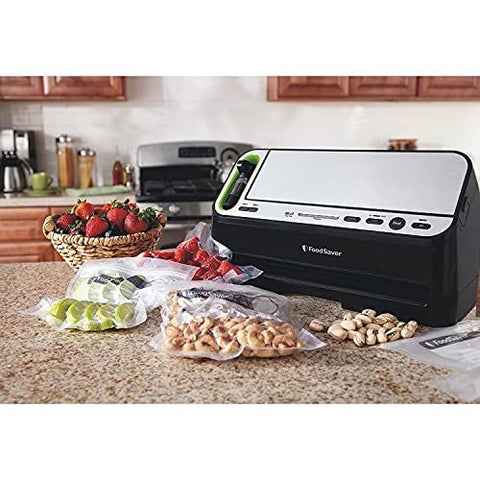 FoodSaver V4400 2-in-1 Vacuum Sealer Machine with One Size, Silver/Black