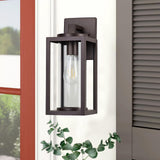 MICSIU Oil Rubbed Bronze Exterior Wall Sconce 2 Pack, 13.25" Outdoor Wall Lig...