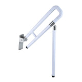 Foldable Toilet Grab Bar,Flip Up Handicap Grab Bar Non-Slip Nylon Stainless S...