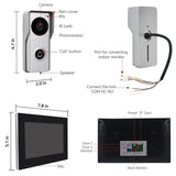 WiFi Video Intercom System, Video Doorbell Camera with Monitor Wireless, All ...