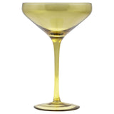 Karma Gifts, Mid Century Martini Coupe Olive, Set Of Four One Size