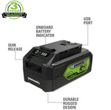 Greenworks 24V 5.0Ah Lithium-Ion Battery (Genuine Greenworks Battery/ 125+ Co...