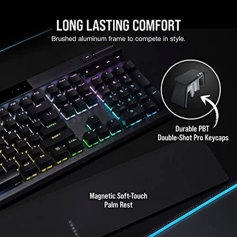 Corsair K70 PRO RGB Optical-USB-C Mechanical Gaming Keyboard - OPX Black