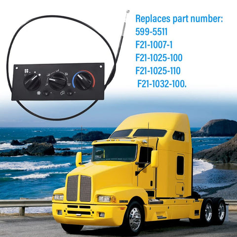 Heavy Duty A/C Climate Control Module 599-5511 Fits for 2002-2006 Kenworth W9...