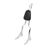 X AUTOHAUX Motorcycle Rear Seat Back Rest Sissy Bar Back Rest for Harley Davi...