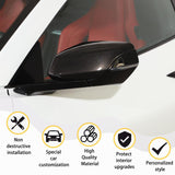 Side Rearview Mirror Guard Cover Trim Compatible with Chevrolet Corvette C8 2...