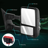 SCITOO Tow Mirror Compatible with for 2008-2016 For Ford For F250 F350 F450 F...