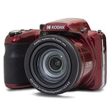 KODAK PIXPRO AZ425-RD 20MP Digital Camera 42X Optical Zoom 24mm Wide Red