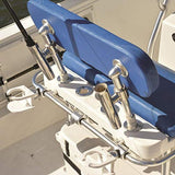 CLAMP-ON ADJUSTABLE ROD HOLDER FOR 1-1/16" TO 1-5/16" PIPE & 1-1/4" TUBE, Sta...