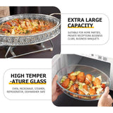 Stainless Steel Chafing Dish Buffet Set Oval Chafing Food Pan with Covers Buf...