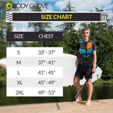 Body Glove- Phantom Men's Evoprene PFD-Adult Life Jacket - Coast Guard Approv...