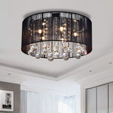 Warehouse of Tiffany Jasmine Crystal Chandelier,Black, 9"