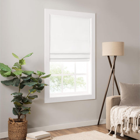 Eclipse Lane Cordless Roman Shades for Windows, Room Darkening, 47 in Wide x ...