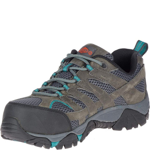 Merrell Women's Moab Vertex Vent Comp Toe Work Shoes 10.5 Pewter