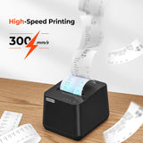 MUNBYN Thermal Receipt Printer P075, 3 1/8" 80mm POS Printer, USB Receipt Pri...