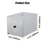 Gaomon Commercial Grease Trap, 8 lbs Stainless Steel Interceptor with Side In...