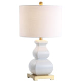 JONATHAN Y JYL3049B Vienna 25.5" Ceramic LED Table Lamp Contemporary Transiti...