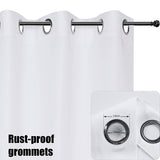 BONZER Outdoor Curtains for Patio Waterproof Thick Privacy Grommet Sunlight B...