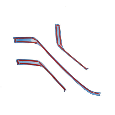 TOYCIDFG Car Dashboard Side Frame Cover Trim Strips for C8 Corvette Stingray ...