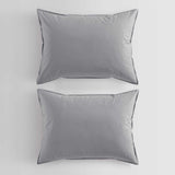 Calvin Klein - King Duvet Cover Set, Modern Cotton Washed Percale Bedding wit...