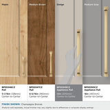 Amerock | Oversized Cabinet Hardware/Appliance Handle Pull | Champagne Bronze...