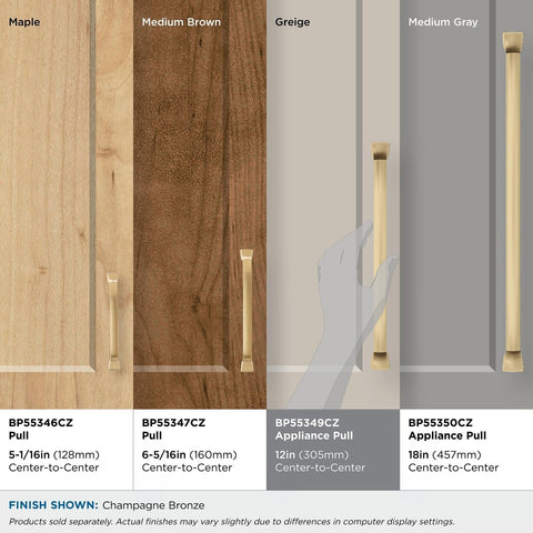 Amerock | Oversized Cabinet Hardware/Appliance Handle Pull | Champagne Bronze...