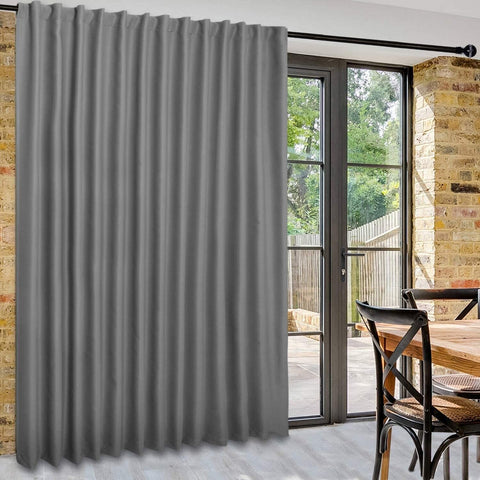 DWCN Patio Sliding Door Curtains - Extra Wide Curtains for Glass Door, Privac...