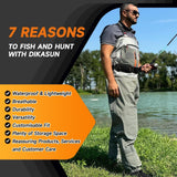 Fishing Waders for Men Women, Waterproof Stocking Foot Chest Waders for Fly F...