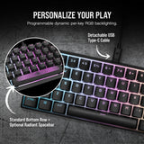 Corsair K65 RGB Mini 60% Mechanical Gaming Keyboard - Cherry MX Brown Mechani...