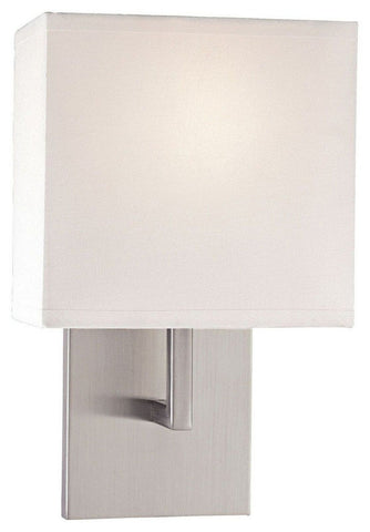 George Kovacs P470-084 1 Light Wall Sconce, Brushed Nickel