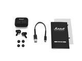 Marshall Motif True Wireless Noise Canceling Headphones, In Ear, Black