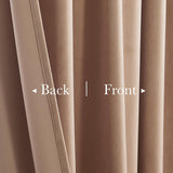 StangH Nursery Bedroom Curtains 96 inches Long, Blush Beige Soft Room Darkeni...