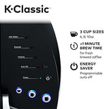 Keurig K-Classic Coffee Maker K-Cup Pod, Single Serve, K-Cup, Black