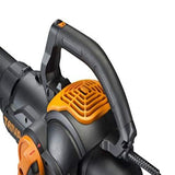 WORX 12 Amp TRIVAC 3-in-1 Electric Leaf Blower/Mulcher/Yard Black and Orange