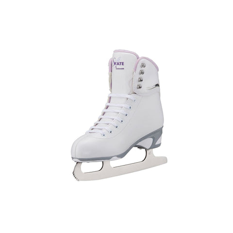 Jackson Ultima SoftSkate Womens/Girls Figure Skate 1 Misses White/Purple