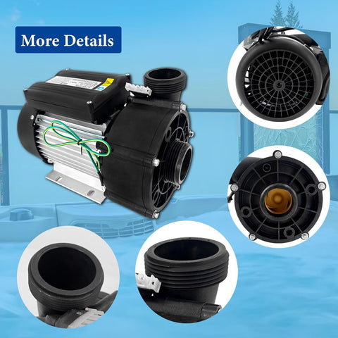 WTC50M SPA Circulation Pump 230V/0.35HP Hot Tub Circulating Pump, Pump Motor ...