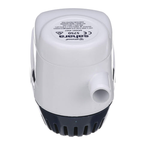 Attwood 4507-7 Sahara S750 Automatic Bilge Pump, 12-Volt, 1.5-Amp Draw, &#190;-I