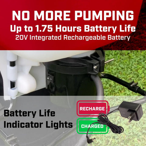 Chapin 60124: 4-Gallon Multi-Purpose Internal Battery Rechargeable Backpack S...