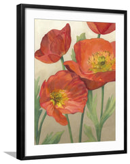 ART.COM Framed Wall Art Prints Poppy Love I by Megan Meagher, Botanical Decor...