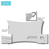 Coarbor 10'x13' Waterproof Sun Shade Sail Rectangle Canopy Shade Cover for Pa...