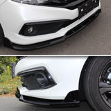 Front Lip Spoiler Compatible with 2016-2021 Honda Civic Sedan 10th Gen Front ...