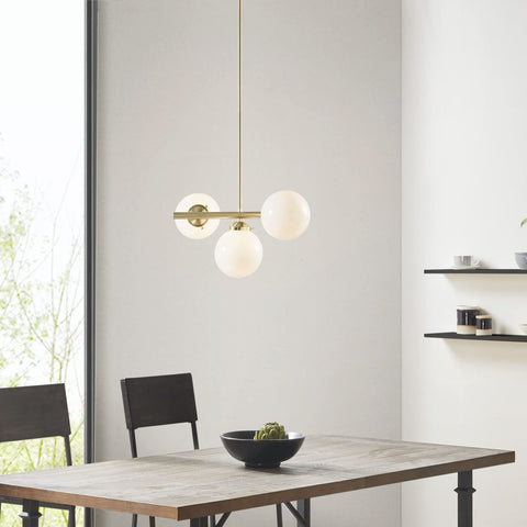 INK+IVY Aurelia Modern Chandeliers for Dining Room, Adjustable Rod High Ceili...