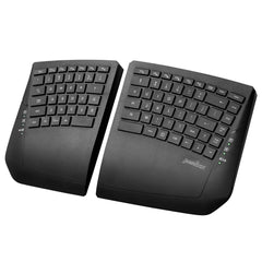 Perixx PERIBOARD-624B US, Wireless Ergonomic Split Keyboard - Up 30 Ft Separa...