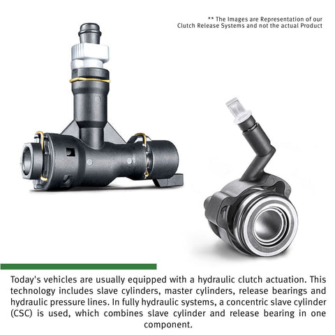 Schaeffler LuK CRS018 Pre-Filled Clutch Hydraulic Assembly, Clutch Release Re...