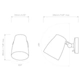 Astro Atelier Wall Indoor Wall Light (Matt Black) - Dry Rated - E26/Medium La...