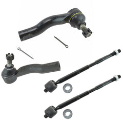 TRQ Front Tie Rod Set Compatible with 2005-2010 Scion tC PSA55325