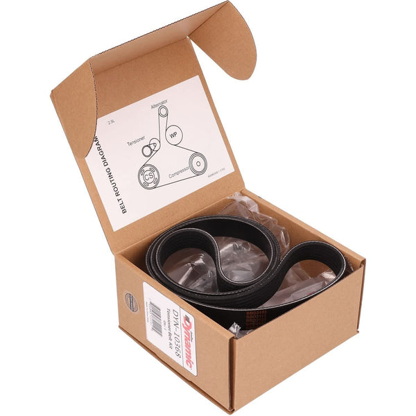 JohnDow Dynamic Serpentine Belt Drive Component Kit DYN-10368 (90K-39077)