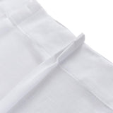 SHINELAND White 120 Inch Tall Curtains for Living Room Linen Pinch Pleated wi...