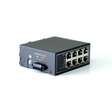 WIWAV WDH-8GT-DC 10/100/1000Mbps Unmanaged 8-Port Gigabit Industrial Ethernet...