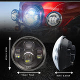 For 2024 Street Glide Headlight - Upgraded "Z-Shaped" Beam Pattern Anti-glare...